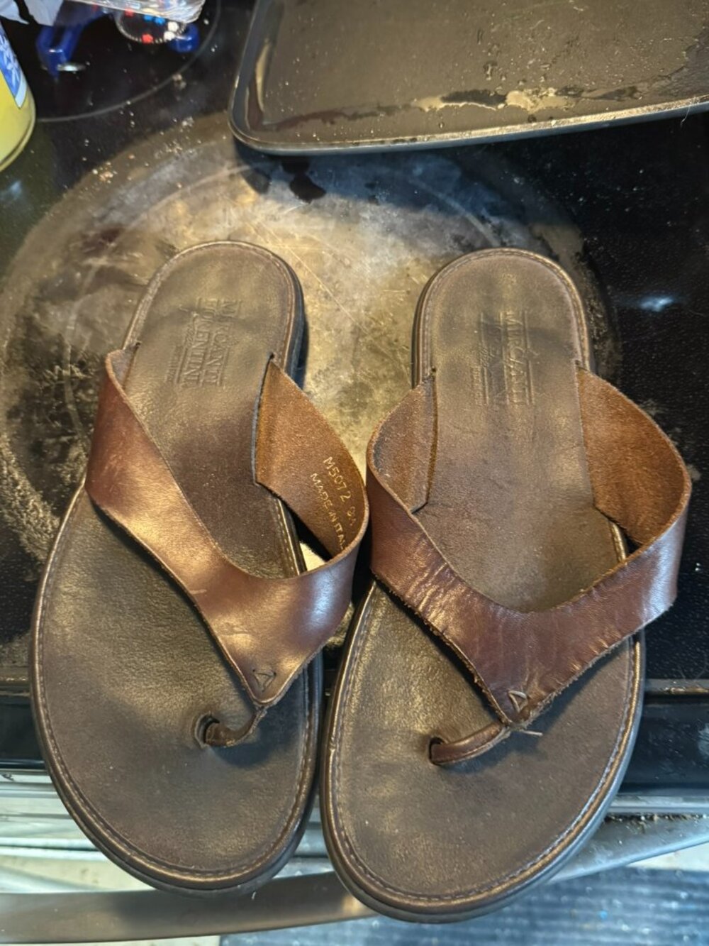 mercanti fiorentini leather sandals mens 9